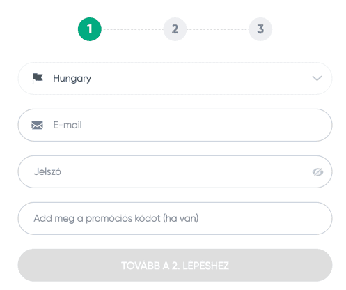 Regisztr&aacute;ci&oacute; Ivibet casino
